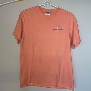 Simply Southern Coral Tee sz M